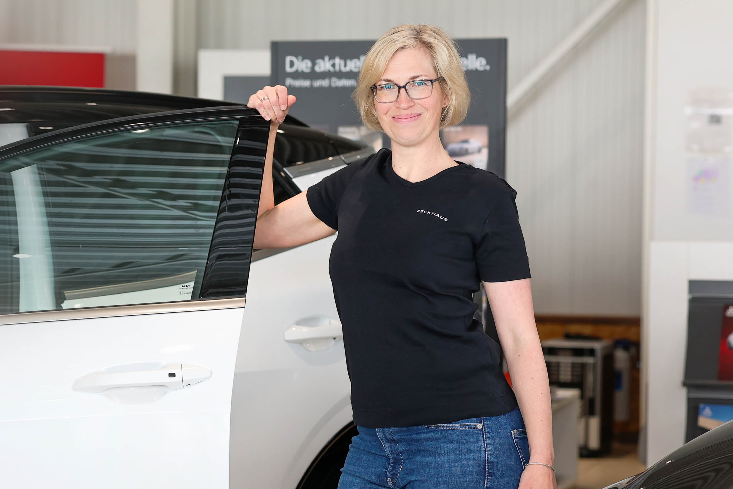 Inspektion eines Fahrzeugs