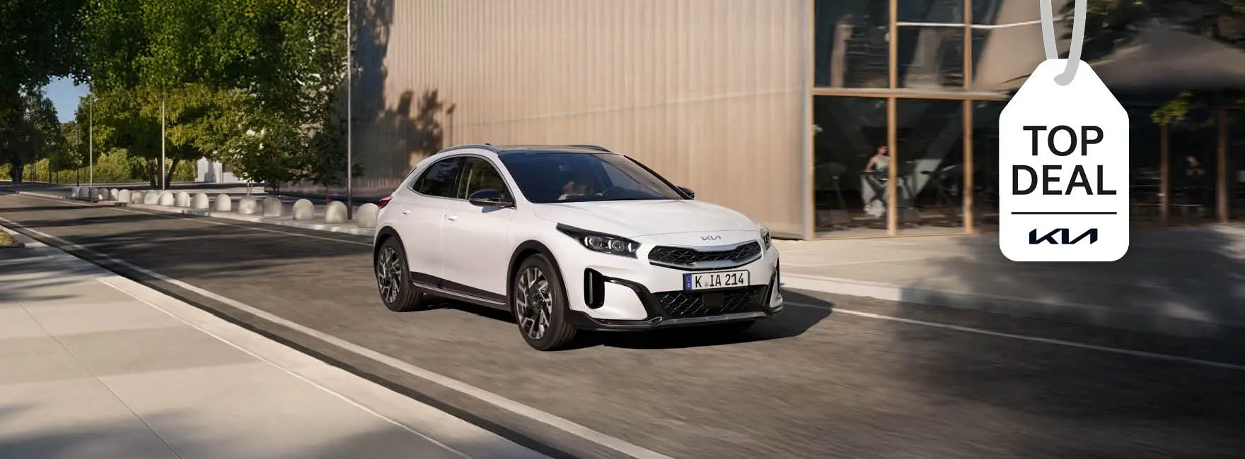 Kia XCeed bei Fahrt