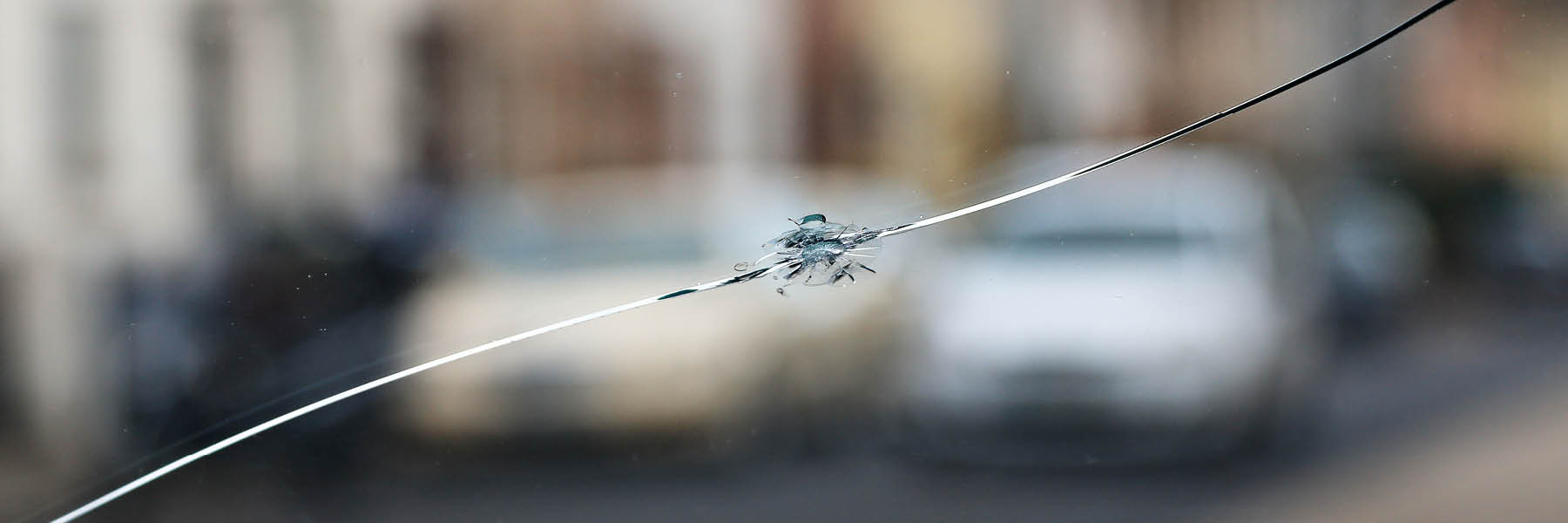 Steinschlag in Windschutzscheibe